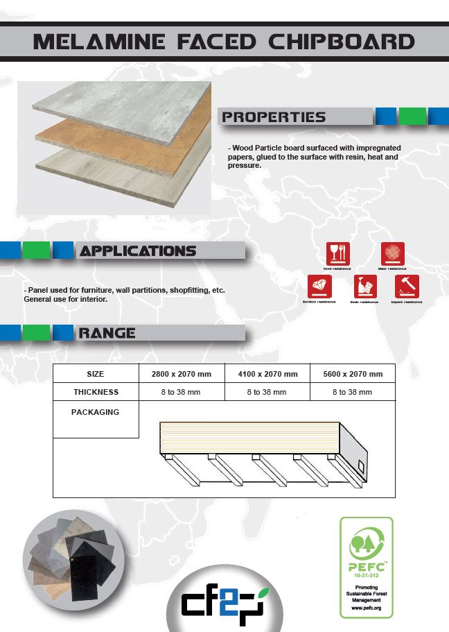Melamine Board CF2P